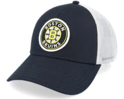 Boston Bruins Valin Ivory/Black Trucker - American Needle
