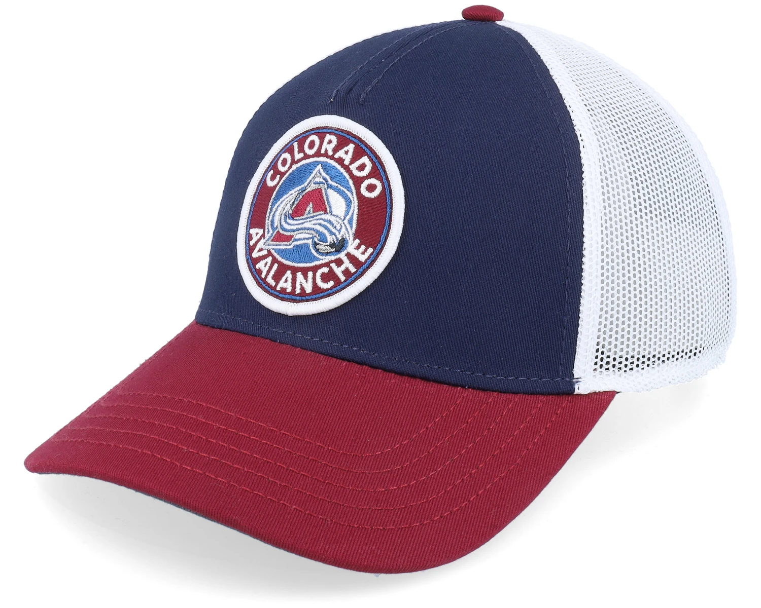 Colorado Avalanche Valin White/Navy/Maroon Trucker - American Needle 1 Colorado Avalanche Valin White/Navy/Maroon Trucker - American Needle