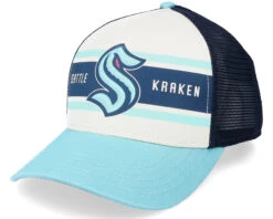 Seattle Kraken Sinclair Navy/Ivory Trucker - American Needle