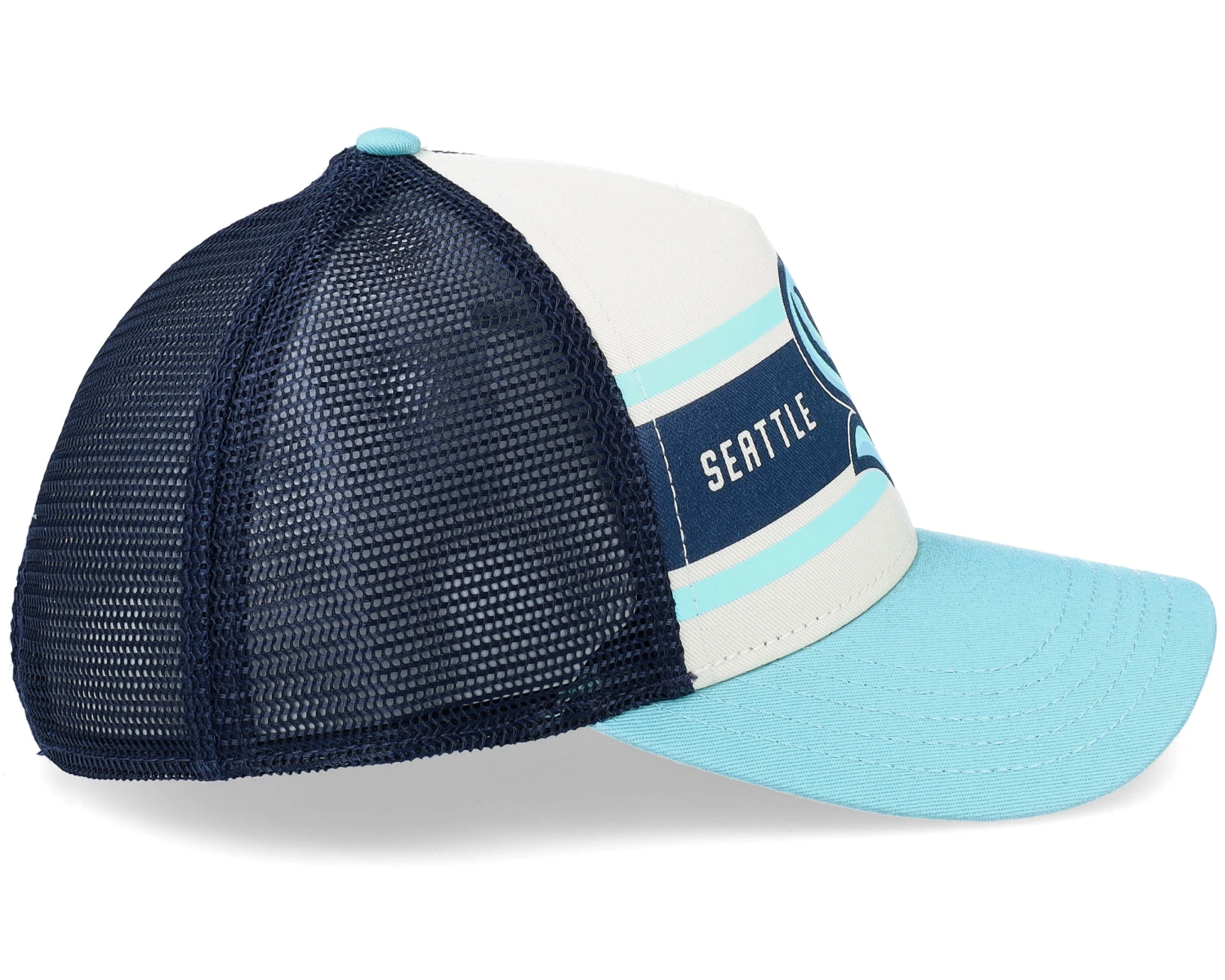 Seattle Kraken Sinclair Navy/Ivory Trucker - American Needle 3 Seattle Kraken Sinclair Navy/Ivory Trucker - American Needle - Image 3