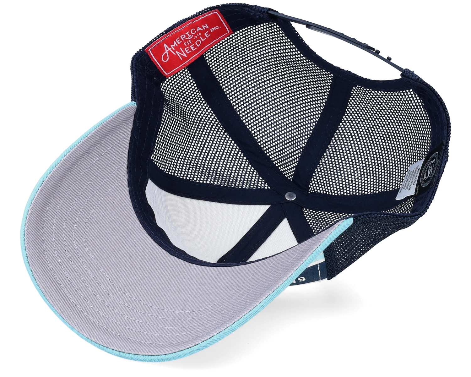 Seattle Kraken Sinclair Navy/Ivory Trucker - American Needle 4 Seattle Kraken Sinclair Navy/Ivory Trucker - American Needle - Image 4