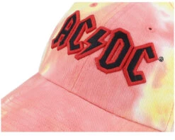 Acdc Tie Dye Ballpark Red/Orange/Yellow Dad Cap - American Needle -American Needle 798698839247 6