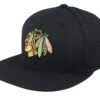 Chicago Blackhawks 400 Series Black Snapback - American Needle