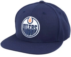 Edmonton Oilers 400 Series Navy Snapback - American Needle