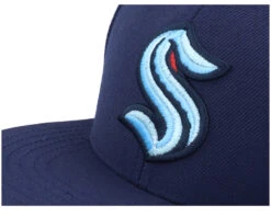 Seattle Kraken 400 Series Navy Snapback - American Needle -American Needle 798698839773 5