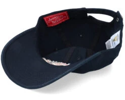 Vancouver Canucks Blue Line Black Dad Cap - American Needle -American Needle 798698840328 5