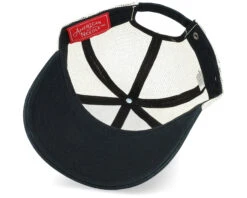 USA Ballpark Mesh Ivory/Black Trucker - American Needle -American Needle 798698847341 5