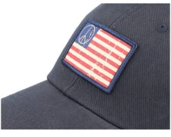 USA Peace Ballpark Mesh Ivory/Navy Trucker - American Needle -American Needle 798698847372 6