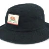 California Twill Patch Black Bucket - American Needle