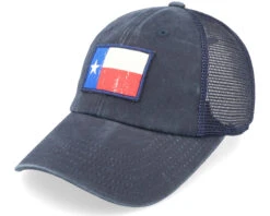 Texas Raglan Bones Patch Navy Trucker - American Needle