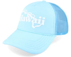 Hawaii Foamy Valin Sky Blue Trucker - American Needle