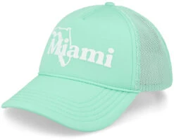 Miami Foamy Valin Seafoam Trucker - American Needle