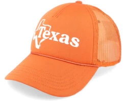 Texas Foamy Valin Texas Orange Trucker - American Needle