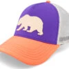 Cali Riptide Valin Purple/Ivory/sherbert Orange Trucker - American Needle