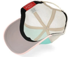 Cali Riptide Valin Ivory Seafoam Blush Trucker - American Needle -American Needle 798698850099 5