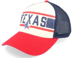 Texas Sinclair Ivory/Red/Navy Trucker - American Needle