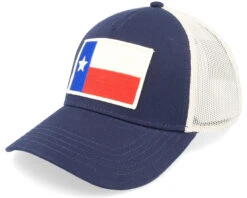 Texas Twill Valin Patch Ivory Navy/White Trucker - American Needle