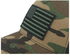 USA Twill Valin Ptch Black/Camo Trucker - American Needle -American Needle 798698850549 6