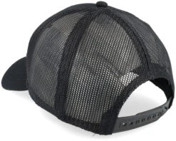 Calif Twill Valin Leather Patch Black Trucker - American Needle -American Needle 798698850587 3