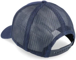 Texas Twill Valin Leather Ptch Navy Trucker - American Needle -American Needle 798698850594 3