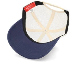 California Twill Valin Patch Ivory/Navy Trucker - American Needle -American Needle 798698852673 5
