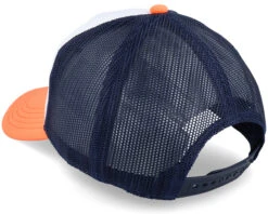 Great Lakes Riptide Valin White/Navy/Light Orange Trucker - American Needle -American Needle 798698852727 3