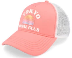 Tokyo Riptide Valin White/Pink Trucker - American Needle