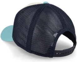 Palm Springs Sinclair Ivory/Navy/Seafoam Trucker - American Needle -American Needle 798698856343 3