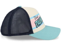 Palm Springs Sinclair Ivory/Navy/Seafoam Trucker - American Needle -American Needle 798698856343 4