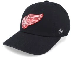 Detroit Red Wings Blue Line Black Dad Cap - American Needle