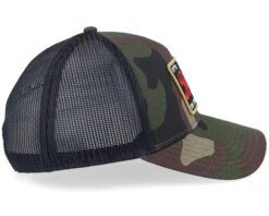 Rainier Twill Valin Ptch Camo/Black Trucker - American Needle -American Needle 798698924813 4
