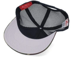 Rainier Twill Valin Ptch Camo/Black Trucker - American Needle -American Needle 798698924813 5