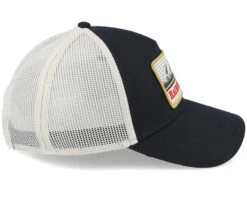 Rainier Twill Valin Ptch Black/Ivory Trucker - American Needle -American Needle 798698924837 4