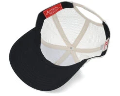 Rainier Twill Valin Ptch Black/Ivory Trucker - American Needle -American Needle 798698924837 5