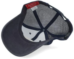 Toronto Maple Leafs Raglan Bones Navy Trucker - American Needle -American Needle 798698966592 5