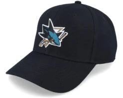 San Jose Sharks Stadium Black Adjustable - American Needle
