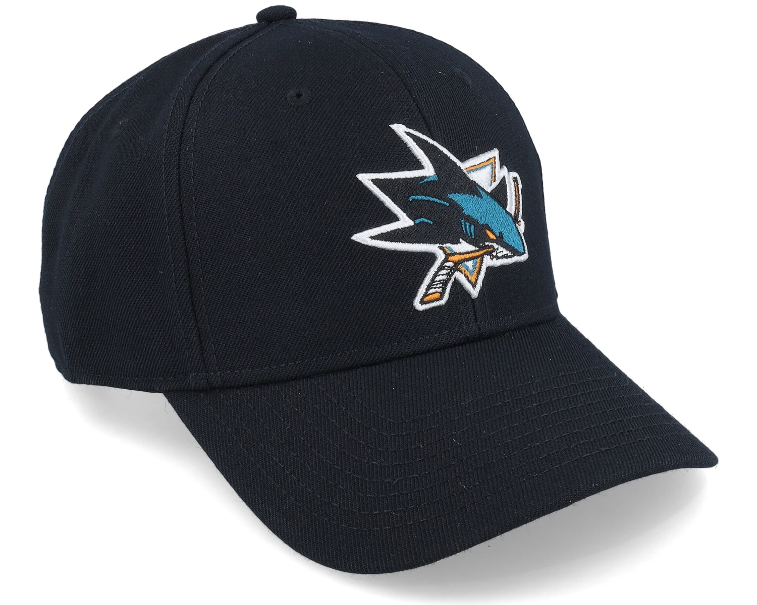 San Jose Sharks Stadium Black Adjustable - American Needle 2 San Jose Sharks Stadium Black Adjustable - American Needle - Image 2