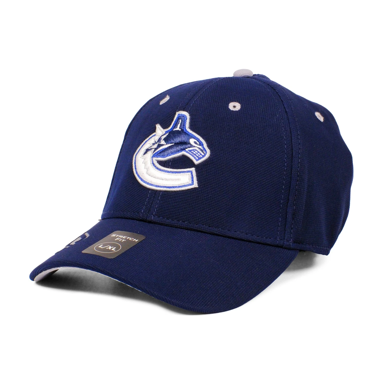 Vancouver Canucks - American Needle NHL E-Boss Stretch Hat 1 Vancouver Canucks - American Needle NHL E-Boss Stretch Hat